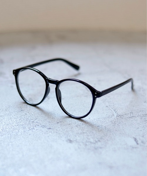Fun & Daily（ファンアンドデイリー）の「F&D : ナローボストンメガネ（メガネ・レディース・ブラック/クリア/ベージュ/グレー・FREE）」の8枚目の写真
