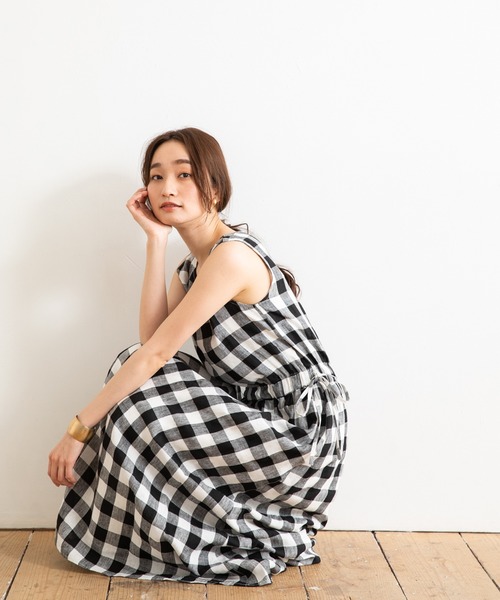 Island シェリーアイランド のファッション セール ワンピース Shelly 前後2wayフレンチリネンワンピース ワンピース Shelly