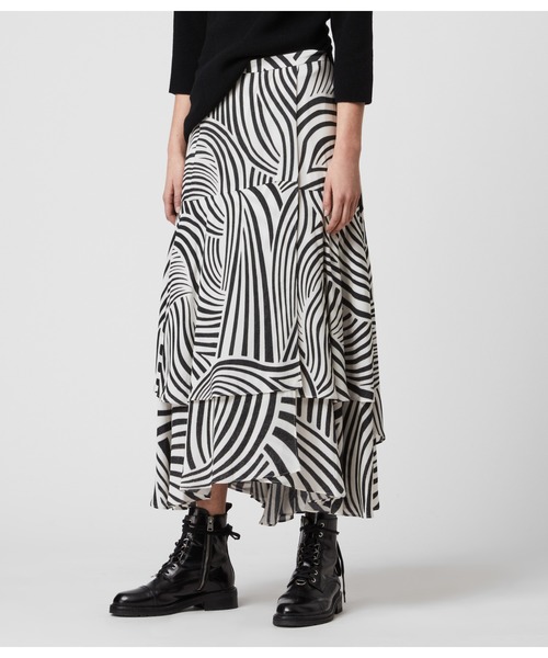 ALLSAINTS(オールセインツ)の「ELIE SEEBRA SKIRT エリー シーブラ スカート(スカート)」 WEAR
