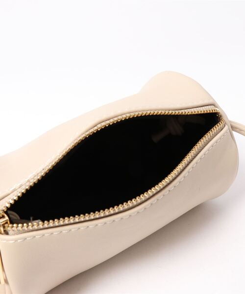 KOBE LETTUCE（コウベレタス）の「筒形ポシェットミニショルダーバッグ（ショルダーバッグ・レディース・グリーン/ブラック/アイボリー/キャメル/ピンク・FREE）」の16枚目の写真