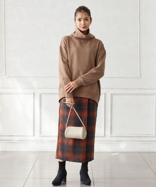 KOBE LETTUCE（コウベレタス）の「筒形ポシェットミニショルダーバッグ（ショルダーバッグ・レディース・グリーン/ブラック/アイボリー/キャメル/ピンク・FREE）」の21枚目の写真