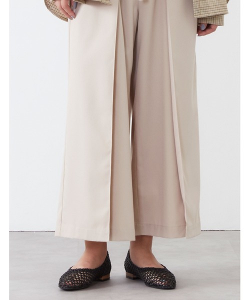 POU DOU DOU（プードゥドゥ）の「メッシュ編みフラットシューズ（パンプス・レディース・ブラック/ベージュ・4/3）」の7枚目の写真