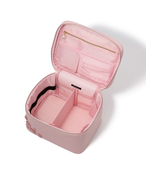 セール】ティエルナ バニティポーチ フラワー L ピンク（ポーチ