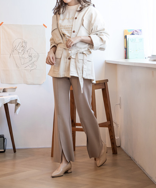 MODE ROBE(モードローブ)の「CPOジャケット(その他アウター・レディース・アイボリー/ベージュ/カーキ・FREE)」の7枚目の写真