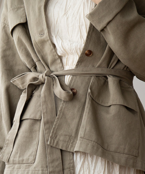 MODE ROBE(モードローブ)の「CPOジャケット(その他アウター・レディース・アイボリー/ベージュ/カーキ・FREE)」の15枚目の写真