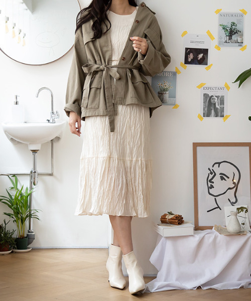 MODE ROBE(モードローブ)の「CPOジャケット(その他アウター・レディース・アイボリー/ベージュ/カーキ・FREE)」の18枚目の写真