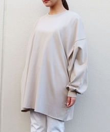 Riberry | バックスリット入りBIGプルオーバー(Tシャツ/カットソー)