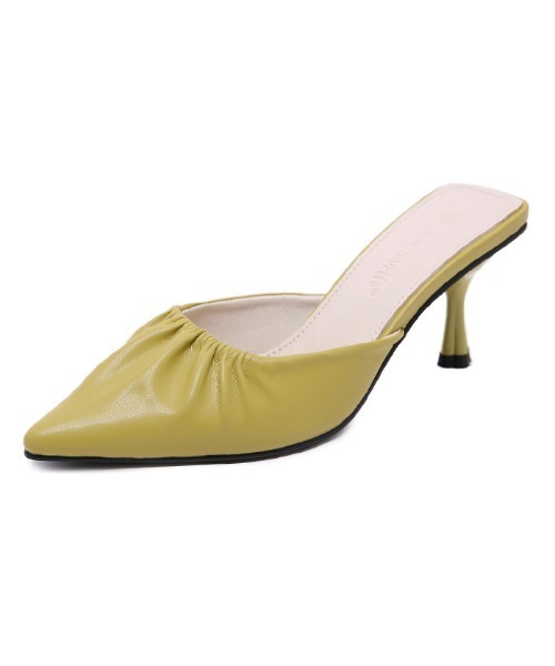 Futier land(フューティアランド)の「フロントギャザーミュール(サンダル・レディース・ブラック/ブラウン/イエロー・36/37/38/39/40)」の13枚目の写真