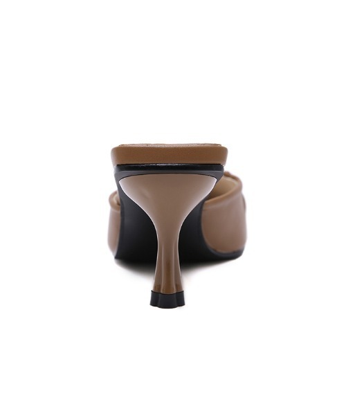 Futier land(フューティアランド)の「フロントギャザーミュール(サンダル・レディース・ブラック/ブラウン/イエロー・36/37/38/39/40)」の20枚目の写真