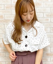 アソート開襟ブラウス【ZOZOTOWN限定アイテム】