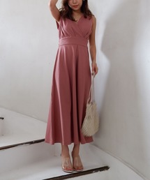 カシュクールタックワンピース