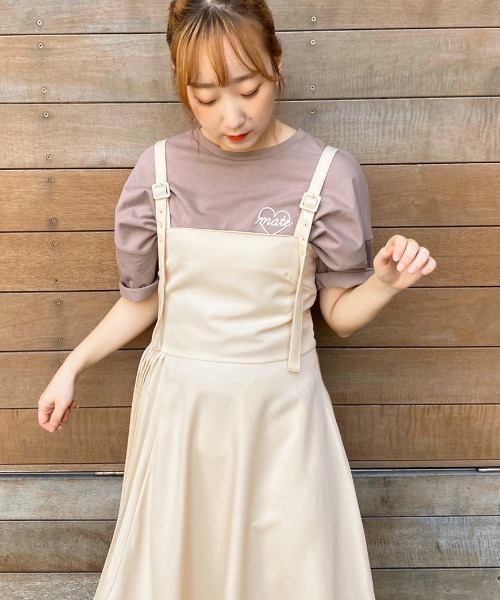 apres jour（アプレジュール）の「プリーツデザインキャミワンピース【ZOZOTOWN限定アイテム】（ワンピース・レディース・アイボリー/その他/モカ・フリー）」の5枚目の写真