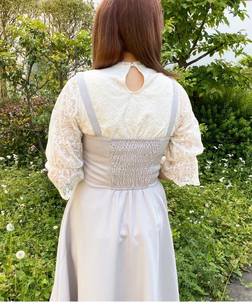 apres jour（アプレジュール）の「プリーツデザインキャミワンピース【ZOZOTOWN限定アイテム】（ワンピース・レディース・アイボリー/その他/モカ・フリー）」の16枚目の写真