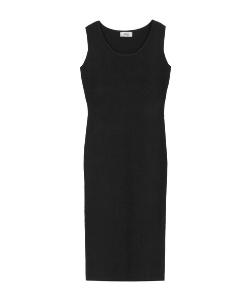 Julia Boutique（ジュリアブティック）の「バックスリットノースリーブニットワンピース/510703（ワンピース・レディース・パープル/ブラック/ネイビー/ベージュ/モカ/ブルー・ONE）」の9枚目の写真