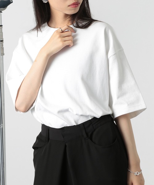 United Athle(ユナイテッドアスレ)の「1枚でも透けない!【United Athle】7.1オンス スーパーヘビーウェイトTシャツ 半袖無地T 厚手 4252(Tシャツ/カットソー・メンズ・ホワイト/ブラック/グレー/ネイビー/ライトオリーブ/スミクロ/キャメル・M/L/XL/S)」の12枚目の写真