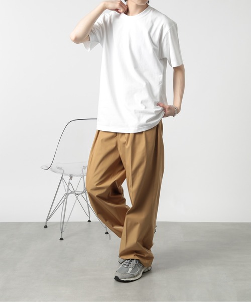 United Athle(ユナイテッドアスレ)の「1枚でも透けない!【United Athle】7.1オンス スーパーヘビーウェイトTシャツ 半袖無地T 厚手 4252(Tシャツ/カットソー・メンズ・ホワイト/ブラック/グレー/ネイビー/ライトオリーブ/スミクロ/キャメル・M/L/XL/S)」の11枚目の写真