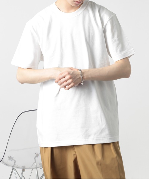 United Athle(ユナイテッドアスレ)の「1枚でも透けない!【United Athle】7.1オンス スーパーヘビーウェイトTシャツ 半袖無地T 厚手 4252(Tシャツ/カットソー・メンズ・ホワイト/ブラック/グレー/ネイビー/ライトオリーブ/スミクロ/キャメル・M/L/XL/S)」の8枚目の写真