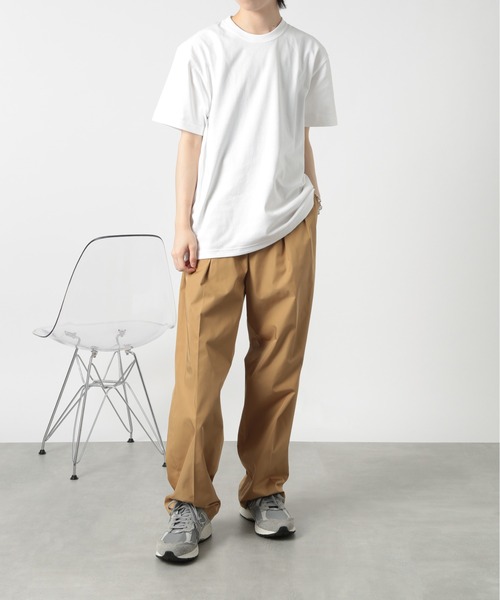 United Athle(ユナイテッドアスレ)の「1枚でも透けない!【United Athle】7.1オンス スーパーヘビーウェイトTシャツ 半袖無地T 厚手 4252(Tシャツ/カットソー・メンズ・ホワイト/ブラック/グレー/ネイビー/ライトオリーブ/スミクロ/キャメル・M/L/XL/S)」の10枚目の写真