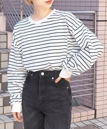 綿100%スリットBIGロンT