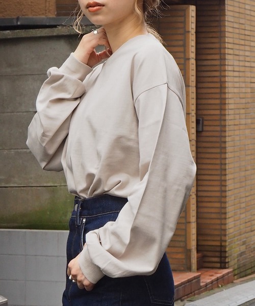 綿100%スリットBIGロンT