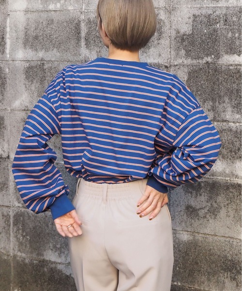 綿100%スリットBIGロンT