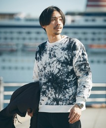 Tie Dye ビッグシルエット クルーネック スウェット