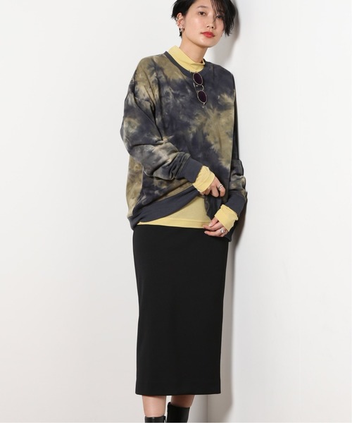 JOURNAL STANDARD(ジャーナルスタンダード)の「Tie Dye ビッグシルエット クルーネック スウェット(スウェット・メンズ・ホワイト/ブラック/ネイビー/カーキ・MEDIUM/LARGE/X-LARGE)」の3枚目の写真