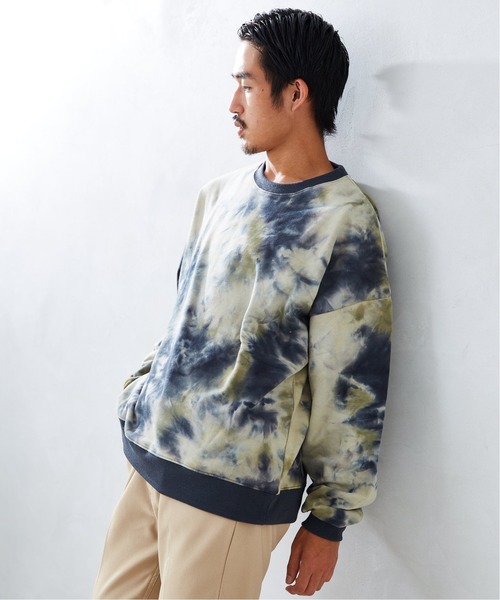 JOURNAL STANDARD(ジャーナルスタンダード)の「Tie Dye ビッグシルエット クルーネック スウェット(スウェット・メンズ・ホワイト/ブラック/ネイビー/カーキ・MEDIUM/LARGE/X-LARGE)」の16枚目の写真