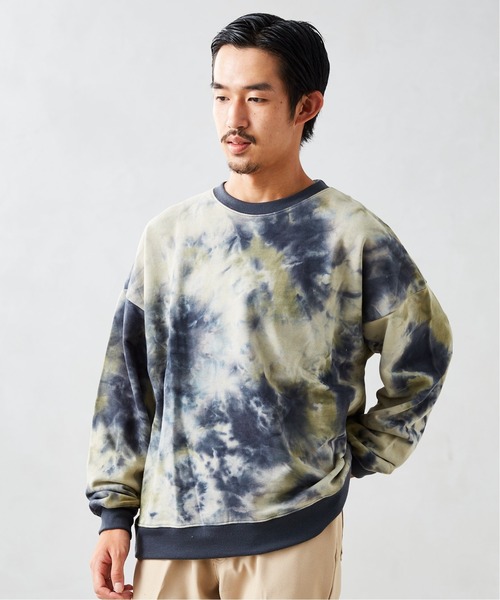 JOURNAL STANDARD(ジャーナルスタンダード)の「Tie Dye ビッグシルエット クルーネック スウェット(スウェット・メンズ・ホワイト/ブラック/ネイビー/カーキ・MEDIUM/LARGE/X-LARGE)」の17枚目の写真