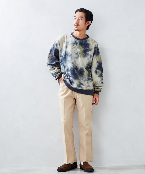 JOURNAL STANDARD(ジャーナルスタンダード)の「Tie Dye ビッグシルエット クルーネック スウェット(スウェット・メンズ・ホワイト/ブラック/ネイビー/カーキ・MEDIUM/LARGE/X-LARGE)」の18枚目の写真