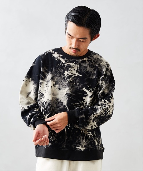 JOURNAL STANDARD(ジャーナルスタンダード)の「Tie Dye ビッグシルエット クルーネック スウェット(スウェット・メンズ・ホワイト/ブラック/ネイビー/カーキ・MEDIUM/LARGE/X-LARGE)」の21枚目の写真