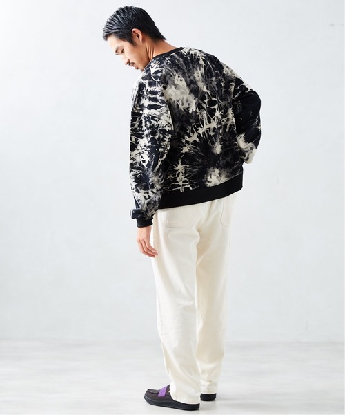 JOURNAL STANDARD(ジャーナルスタンダード)の「Tie Dye ビッグシルエット クルーネック スウェット(スウェット・メンズ・ホワイト/ブラック/ネイビー/カーキ・MEDIUM/LARGE/X-LARGE)」の22枚目の写真