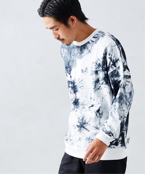 JOURNAL STANDARD(ジャーナルスタンダード)の「Tie Dye ビッグシルエット クルーネック スウェット(スウェット・メンズ・ホワイト/ブラック/ネイビー/カーキ・MEDIUM/LARGE/X-LARGE)」の15枚目の写真