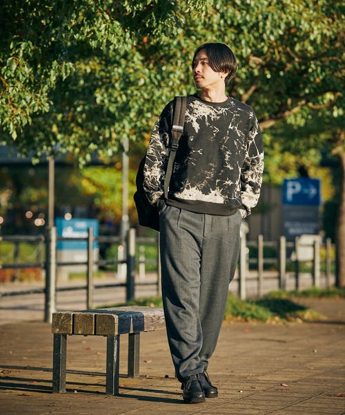 セール】Tie Dye ビッグシルエット クルーネック スウェット