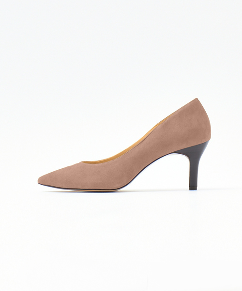 PICHE ABAHOUSE（ピシェ アバハウス）の「《CUSTOM》7cm最高パンプス　スタックヒール（パンプス・レディース・グレイッシュベージュ/ブラウン/その他/チャコールグレー/ブラック/グリーン/チョコ/グレー・39/34/33/37/40/36/38/35）」の6枚目の写真