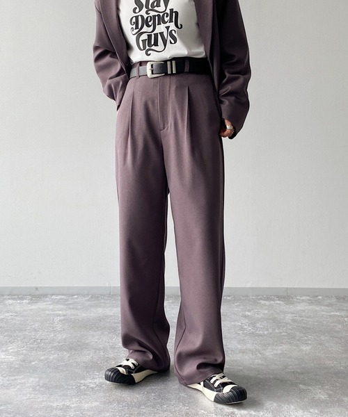 PAGEBOY（ページボーイ）の「ウールライクセットアップパンツ（その他パンツ・レディース・ブラック/モカ/グレイッシュベージュ・FREE）」の3枚目の写真