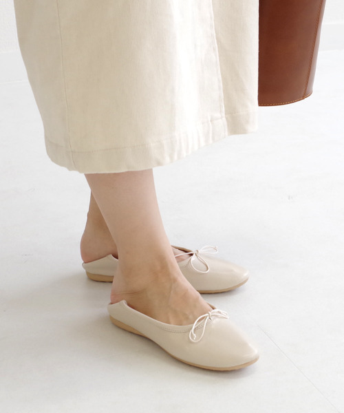 AmiAmi（アミアミ）の「やわらか甲深バレエシューズ/バレエパンプス（バレエシューズ・レディース・ブラック/アイボリー/パイソン・35/36/37/38/39/40）」の16枚目の写真