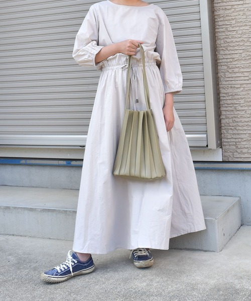 セール ワンピース マキシ丈七分袖ワンピース ワンピース Coo I クーイ のファッション