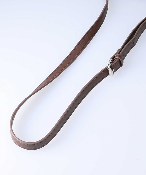 HONEYSUCKLE ROSE(ハニーサックルローズ)の「【HONEYSUCKLE ROSE】レトロチェック柄バッグ(ショルダーバッグ・レディース・ブラック/ブラウン・ONE SIZE)」の10枚目の写真