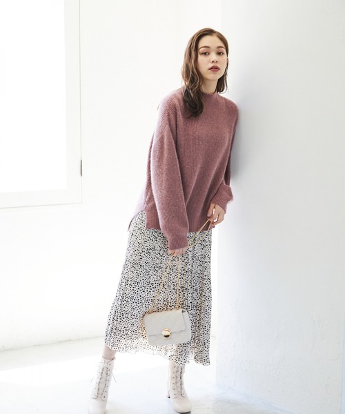 Heather（ヘザー）の「ガラプリーツロングスカート　917865（スカート・レディース・ホワイト系その他/ブラック系その他/ブラック系その他2・FREE）」の9枚目の写真