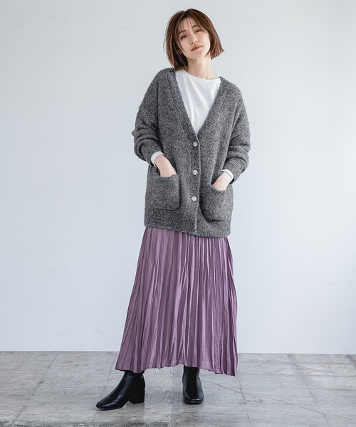 A part by（アパートバイ）の「Pランダムプリーツスカート　 917827（スカート・レディース・ブラック/ベージュ/グリーン/パープル系その他2/ライトブルー・FREE）」の22枚目の写真