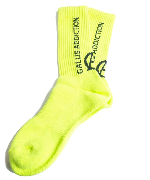 GALLIS ADDICTION（ガリスアディクション）の「GA VERTICAL LOGO SOCKS（ソックス/靴下・メンズ・ホワイト/ブラック/イエロー/オレンジ/ブラック系その他2/ホワイト系その他2・FREE）」の19枚目の写真