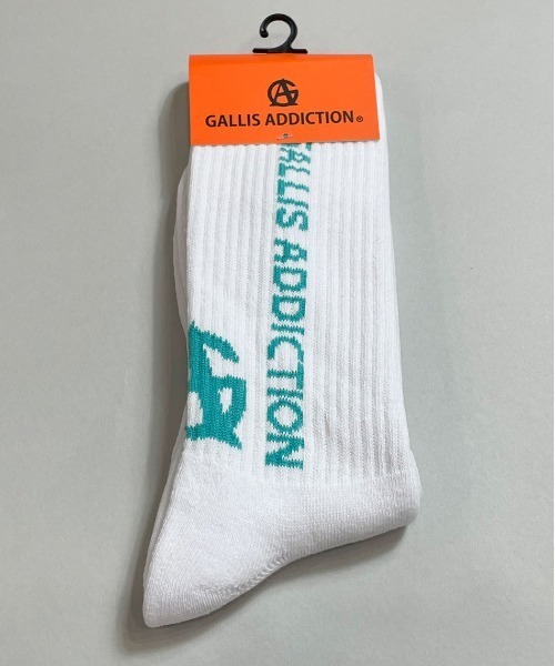 GALLIS ADDICTION（ガリスアディクション）の「GA VERTICAL LOGO SOCKS（ソックス/靴下・メンズ・ホワイト/ブラック/イエロー/オレンジ/ブラック系その他2/ホワイト系その他2・FREE）」の22枚目の写真