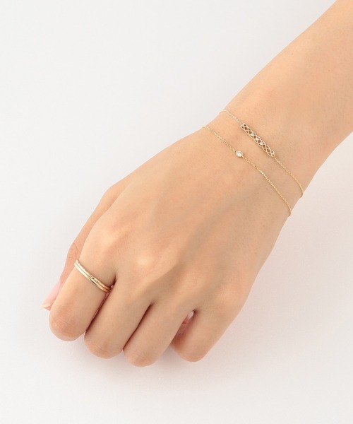 agete（アガット）の「K10ブレスレット（ブレスレット）」 - WEAR