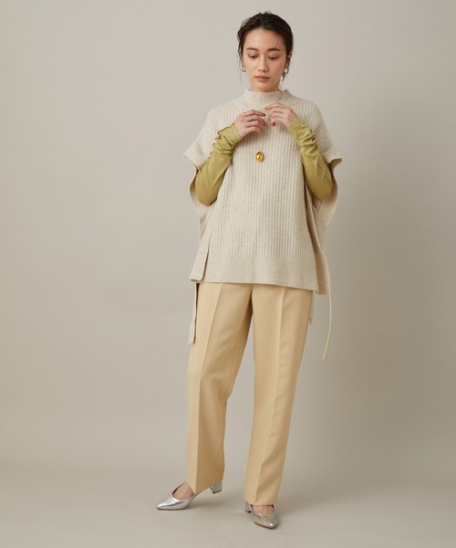 ADAM ET ROPE'（アダムエロペ）の「エアウールルーズベスト（ベスト・レディース・クリーム/キナリ・FREE）」の5枚目の写真