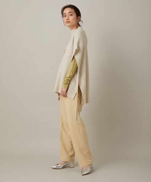 ADAM ET ROPE'（アダムエロペ）の「エアウールルーズベスト（ベスト・レディース・クリーム/キナリ・FREE）」の6枚目の写真