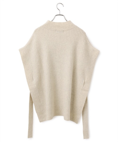 ADAM ET ROPE'（アダムエロペ）の「エアウールルーズベスト（ベスト・レディース・クリーム/キナリ・FREE）」の8枚目の写真