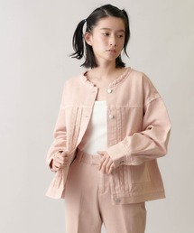 デニムジャケット ピンク 桃色系 ファッション通販 Zozotown