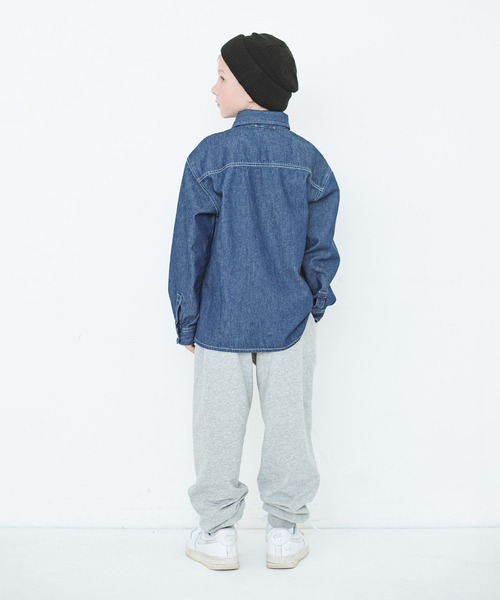 NAUTICA(ノーティカ)の「【NAUTICA/ノーティカ】デニム長袖シャツ(シャツ/ブラウス・キッズ・ブルー/ネイビー・110cm/150cm/100cm/130cm/140cm/120cm)」の5枚目の写真