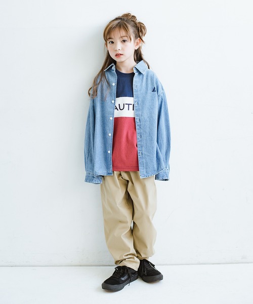 NAUTICA(ノーティカ)の「【NAUTICA/ノーティカ】デニム長袖シャツ(シャツ/ブラウス・キッズ・ブルー/ネイビー・110cm/150cm/100cm/130cm/140cm/120cm)」の11枚目の写真